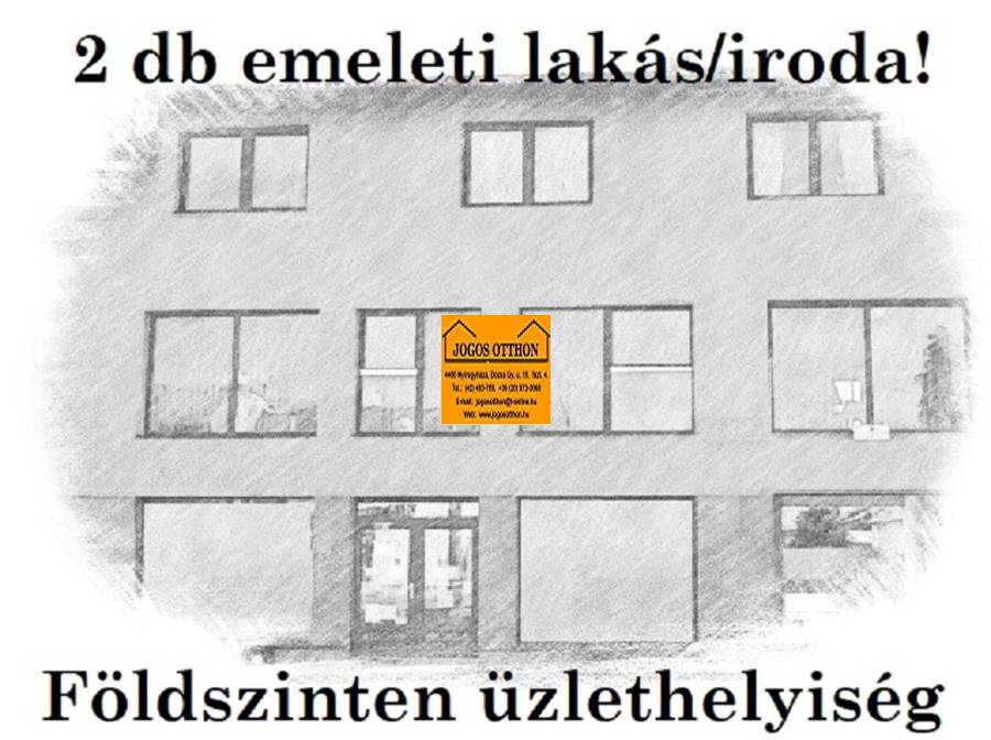 eladó üzlethelyiség utcai bejáratos, Nyíregyháza